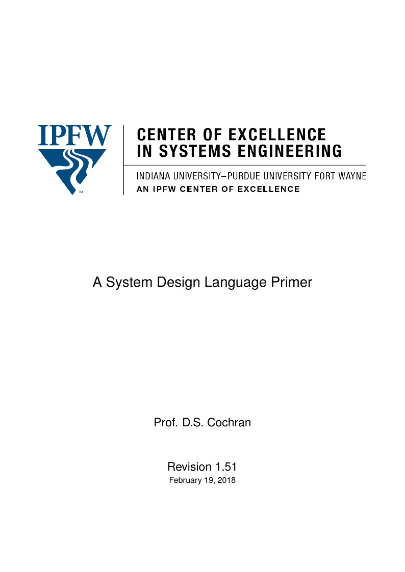 A System Design Language Primer