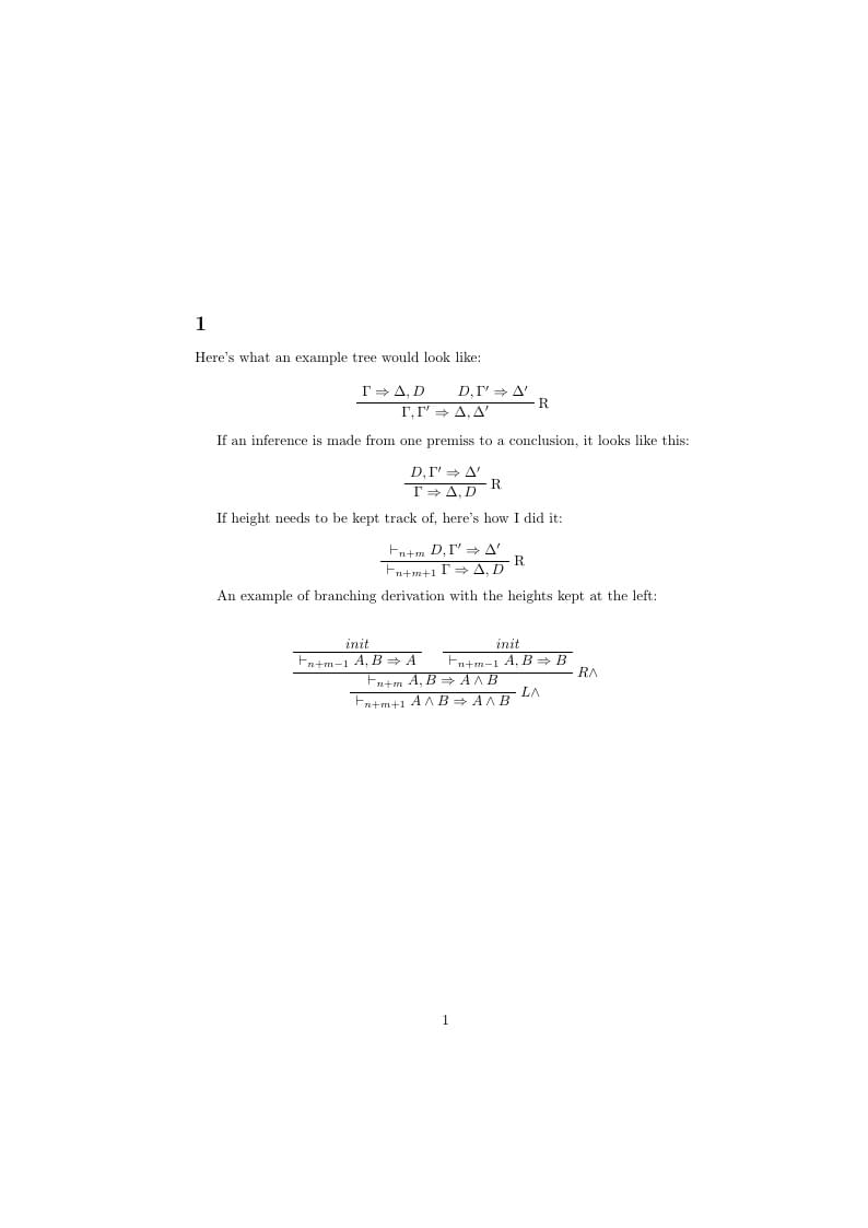 Sequent calculus template