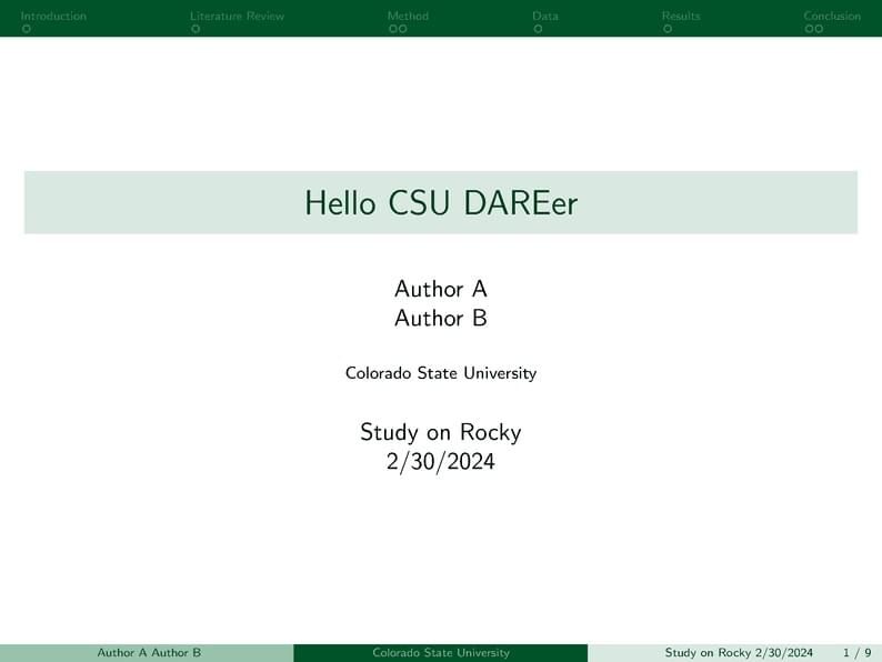 CSU_DARE presentation template