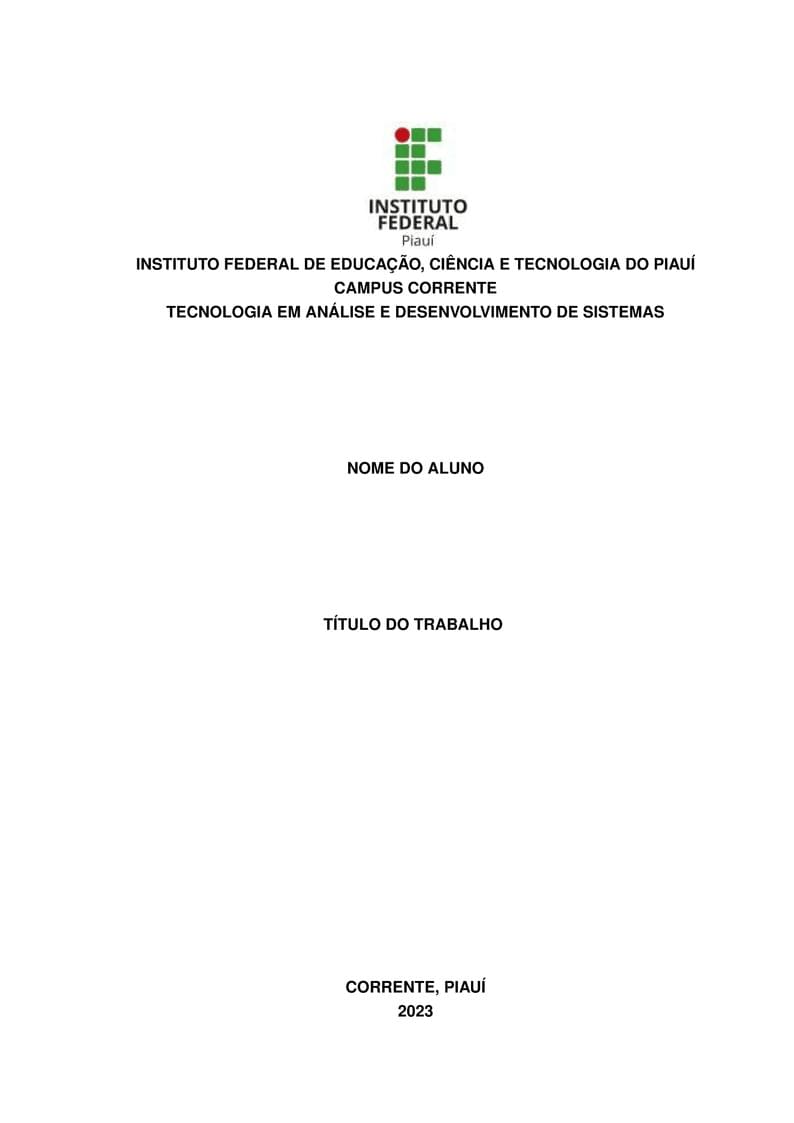 TEMPLATE TCC IFPI - Monografia